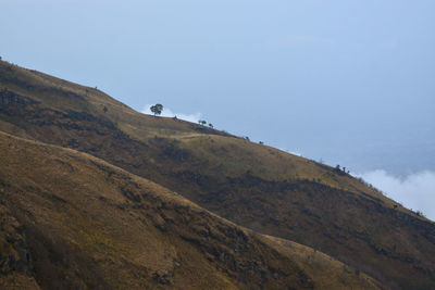 Low angle view of a mountain