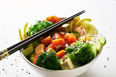 Close-up of vegetables in bowl