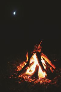 Bonfire at night