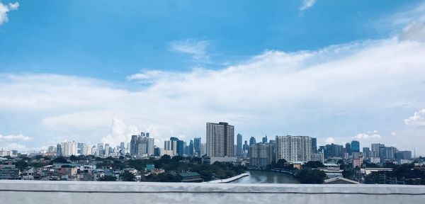 Cityscape against sky