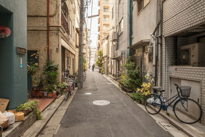 Street amidst buildings in town