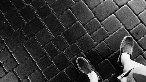 View of people in the dark