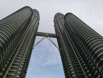 Low angle view of skyscrapers