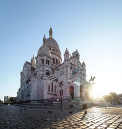 View of cathedral against clear sky