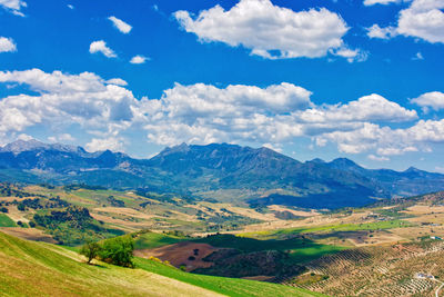 Scenic view of landscape against sky