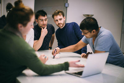 Group of people working in office