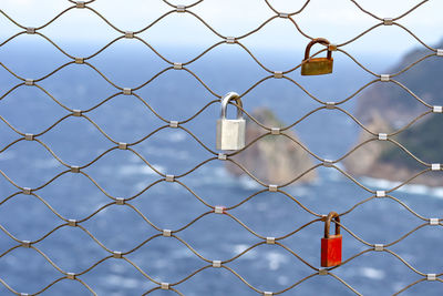 Full frame shot of chainlink fence