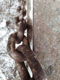 Close-up of rusty metal