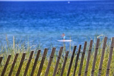 Scenic view of calm sea against sky