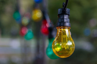 Close-up of light bulb