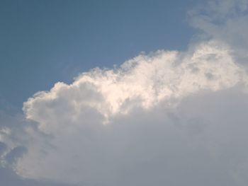 Low angle view of clouds in sky