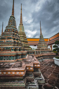 Low angle view of temple