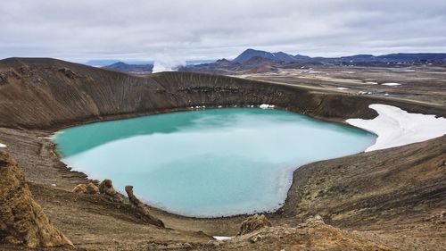 Viti crater in iceland, may 2019