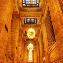 Low angle view of ceiling