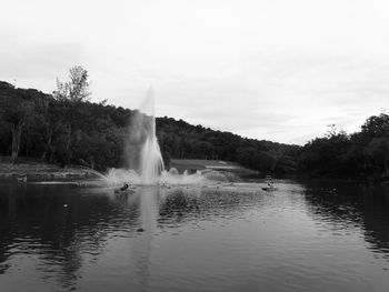 View of waterfall