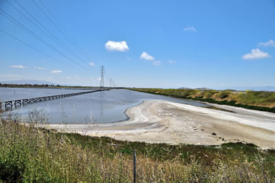 Scenic view of road against sky