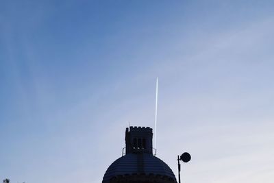 Low angle view of built structure against sky