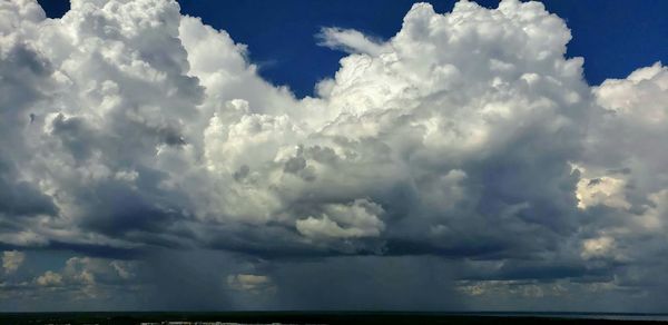 Low angle view of storm clouds in sky