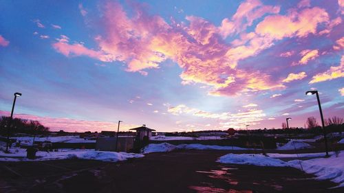 Scenic view of sky during sunset