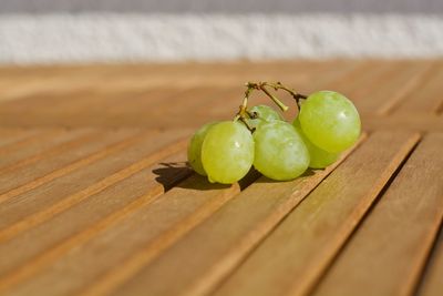 Close-up of fruits on table