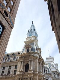 Low angle view of historic building