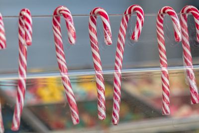 Sweet candy stick at birthday party