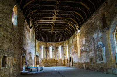 Interior of old building