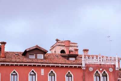 Low angle view of building against sky