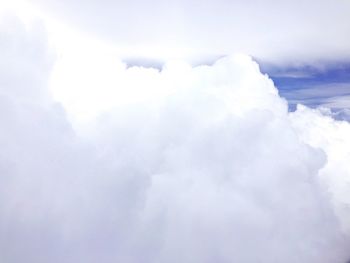 Low angle view of cloudy sky
