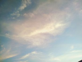 Low angle view of sky