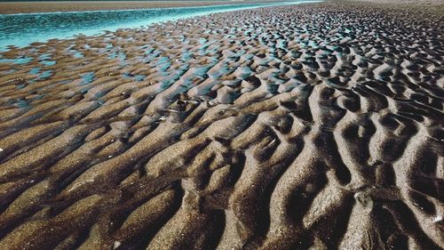 Close up of sand at beach