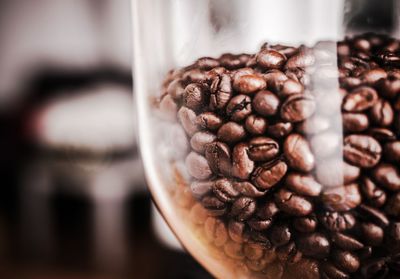 Close-up of coffee beans