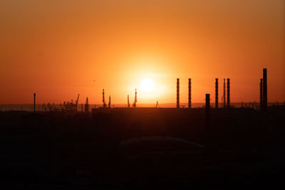 Scenic view of sunset