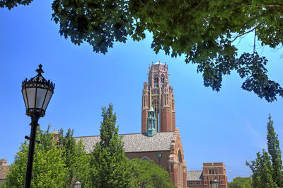 Low angle view of building against sky