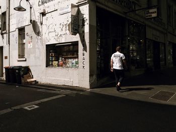 People walking in city