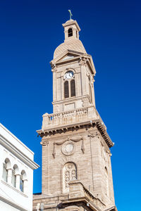 Cathedral of la serena against clear blue sky