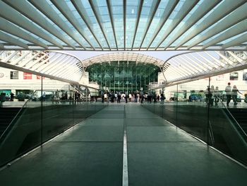 People at subway station