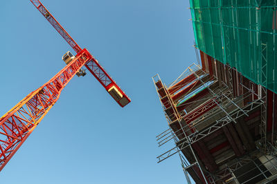 Low angle view of construction site