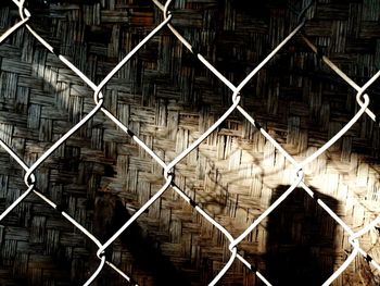 Full frame shot of chainlink fence