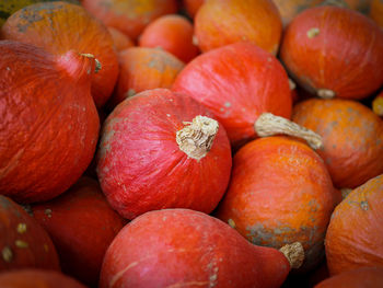 Full frame shot of oranges at market stall