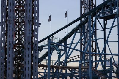 Low angle view of bridge against sky