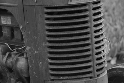 Close-up of railings