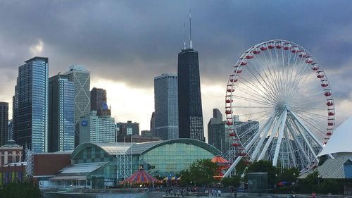 Ferris wheel against sky