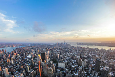 Aerial view of a city