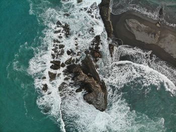 Aerial view of beach