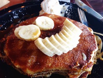 Close-up of sweet food on plate