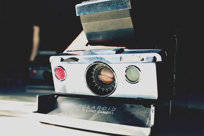 Close-up of food on table