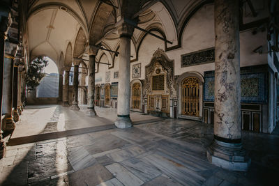 Interior of old cathedral