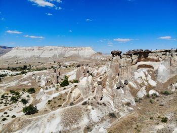 Scenic view of desert against sky