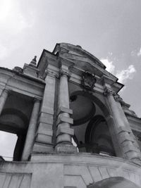 Low angle view of historical building against sky